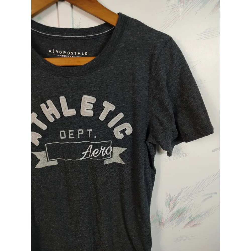Aeropostale Y2K Gray Short Sleeve Tee - Picture 2 of 9